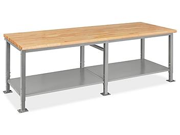 Heavy-Duty Packing Table - 96 x 36", Maple Top H-8400-MAP