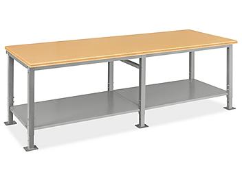 Heavy-Duty Packing Table - 96 x 36", Composite Wood Top H-8400-WOOD