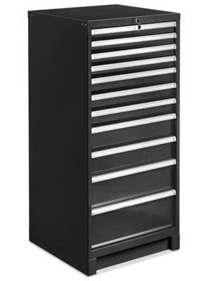 ULINE Tool Cabinet - 11 Drawer, Black - H-8947BL