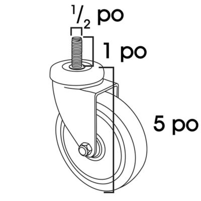Diamètre, longueur, hauteur de la charge