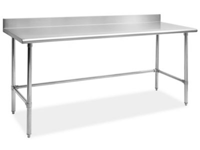 Uline stainless store steel table