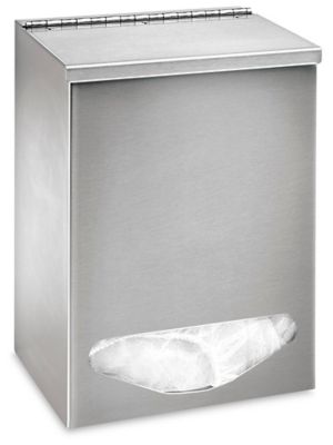 All Purpose Stainless Steel Dispenser - Single Compartment, 11 x 8 x 6" H-8474