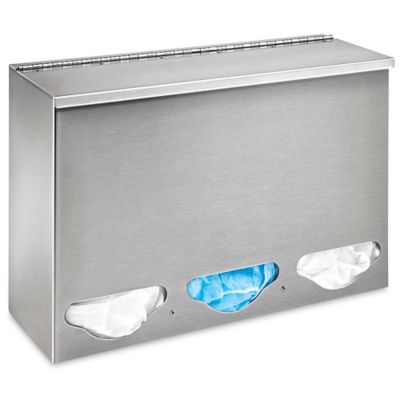 All Purpose Stainless Steel Dispenser - Multi-Compartment, 12 x 18 x 6" H-8475