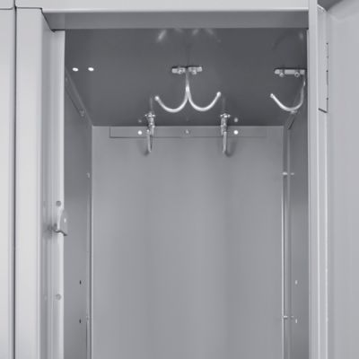 Uline Double Tier Lockers - Assembled, 36 x 12 x 72