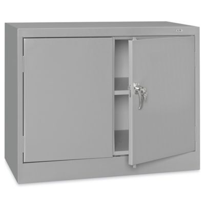 Under Counter Storage Cabinet - 36 x 18 x 30, Unassembled, Black H-8529BL  - Uline