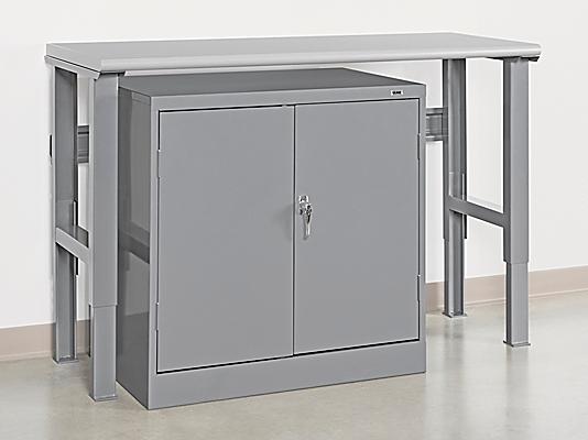 Under Counter Storage Cabinet - 36 x 24 x 36, Assembled, Gray