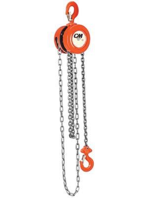 Hand Chain Hoist - 1/2 ton Capacity, 10' Lift H-8535