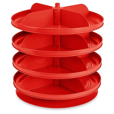 Benchtop Rotabin&reg; - 17 x 18", Red H-8539R