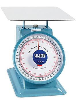 Uline Platform Dial Scale - 100 lbs x 4 oz / 45 kg x 100 g H-8540