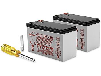 Replacement Battery Kit for Walk-Through Metal Detector H-8544