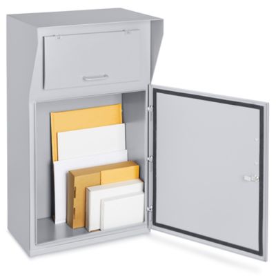 Acrylic Ballot Box with Lock - Clear, 10 x 10 x 10 S-13382 - Uline