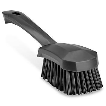 Colored Scrub Brush - Short Handle, Black H-8559BL