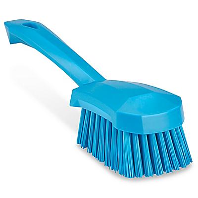 Colored Scrub Brush - Short Handle, Blue