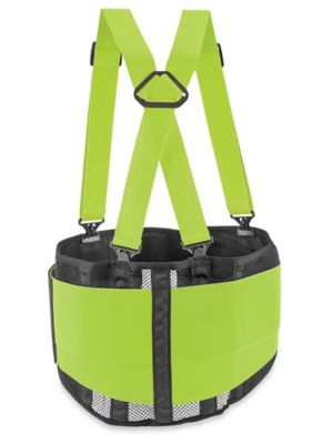 Uline Universal Waist Back Support Belt - Lime H-855LIME