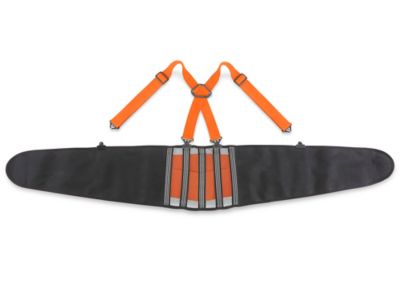 ULINE Universal Waist Back Support Belt - Orange - H-855O