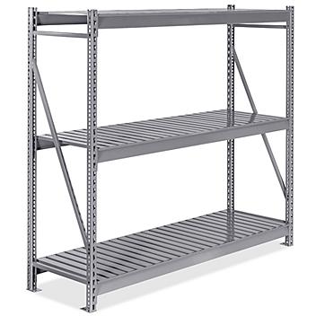 Bulk Storage Rack - Steel Decking, 72 x 24 x 72" H-8563