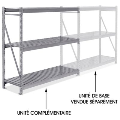 Add-On Unit for Bulk Storage Rack - Steel Decking, 72 x 24 x 72" H-8567