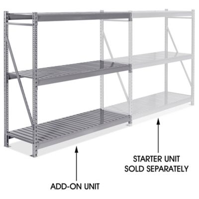 Add-On Unit for Bulk Storage Rack - Steel Decking, 72 x 24 x 72" H-8567
