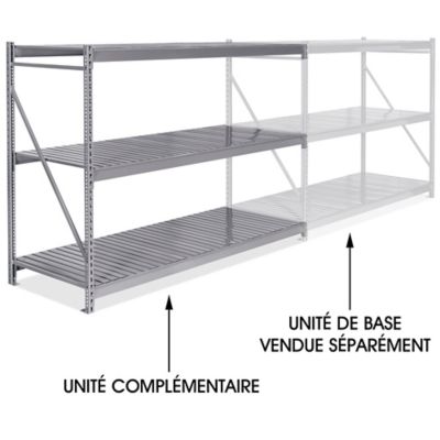 Add-On Unit for Bulk Storage Rack - Steel Decking, 96 x 36 x 72" H-8570