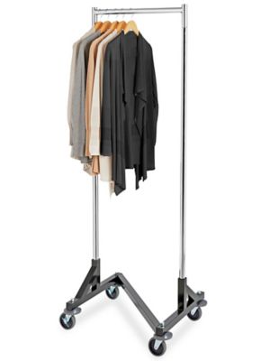 Uline rolling clothes discount rack