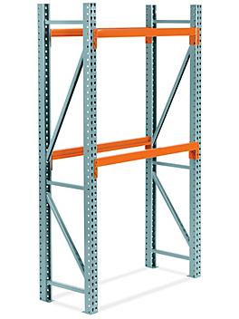 Two-Shelf Pallet Rack Starter Unit - 48 x 24 x 96" H-8610