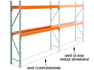 Add-On Unit for Pallet Rack - 96 x 24 x 96" H-8611-ADD