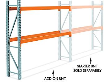 Add-On Unit for Two-Shelf Pallet Rack - 108 x 24 x 96" H-8612-ADD