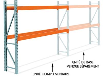 Add-On Unit for Pallet Rack - 120 x 24 x 96" H-8613-ADD
