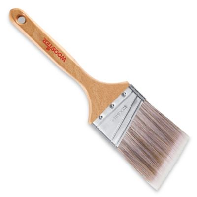 3 Poly Foam Brush with Wood Handle