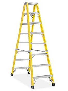 Fiberglass Twin Step Ladder - 8' H-8646
