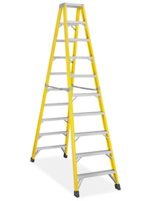 Fiberglass Twin Step Ladder - 10' H-8647