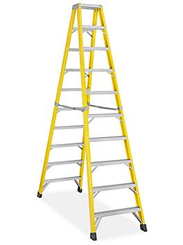 Fiberglass Twin Step Ladder - 10' H-8647