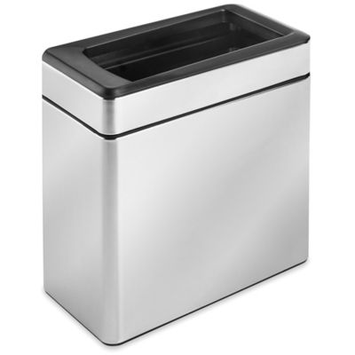 simplehuman® Stainless Steel Office Trash Can - 3 Gallon H-8663