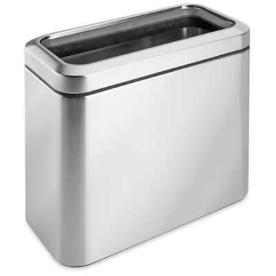 simplehuman® Stainless Steel Office Trash Can - 3 Gallon H-8663