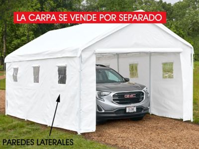 Carpa Impermeable Con Toldo Lateral, Pared Lateral Para Marq