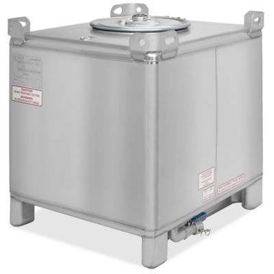 Stainless Steel IBC Tank - 350 Gallon H-8669