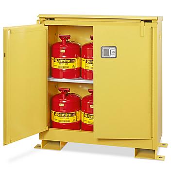 Outdoor Safety Cabinet - Self-Closing Doors, 30 Gallon H-8710S