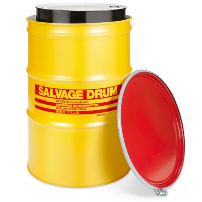 Steel Salvage Drum - 85 Gallon
