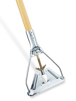 Quick Release Swing Bar Wooden Mop Handle - 60" H-872