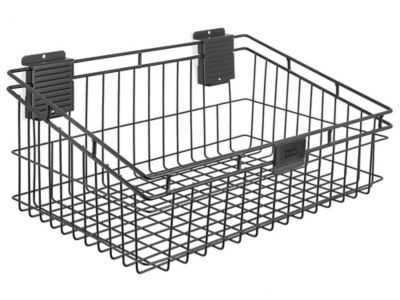 Wire Basket for Industrial Slatwall - 18 x 13 x 8