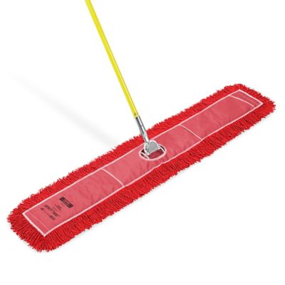 Red Plastic Floor Cleaning Stick Mop, Size: 1.3 Meter (length)