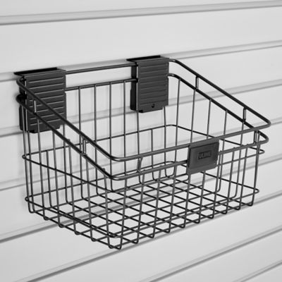 Wire Basket for Industrial Slatwall - 12 x 9 x 8"