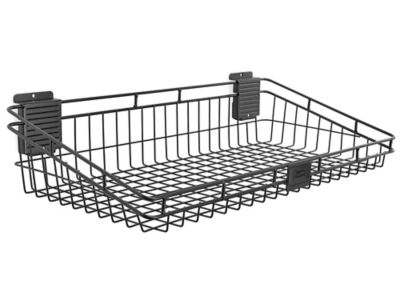 Wire Basket for Industrial Slatwall - 24 x 12 x 5