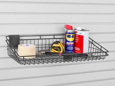 Wire Basket for Industrial Slatwall - 24 x 12 x 5