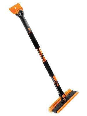Colored Scrub Brush - Long Handle, Black H-8560BL - Uline