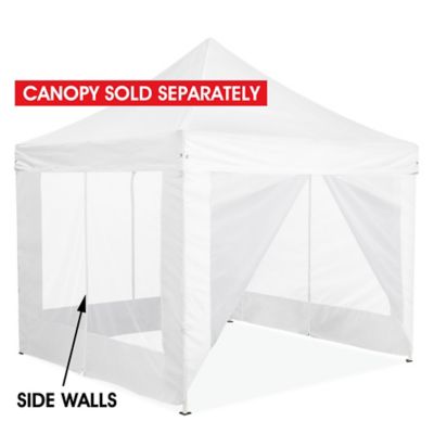 Side Walls for Instant Canopy 10 x 10 Mesh White H 8896 Uline