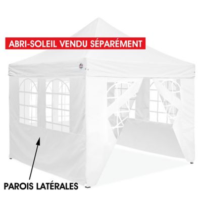 Side Walls for Instant Canopy - 10 x 10', Window, White H-8897
