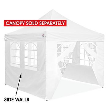 Side Walls for Instant Canopy - 10 x 10', Window, White H-8897