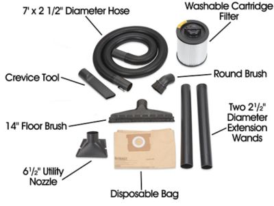 DeWalt® Wet/Dry Vacuum - 12 Gallon H-8902 - Uline