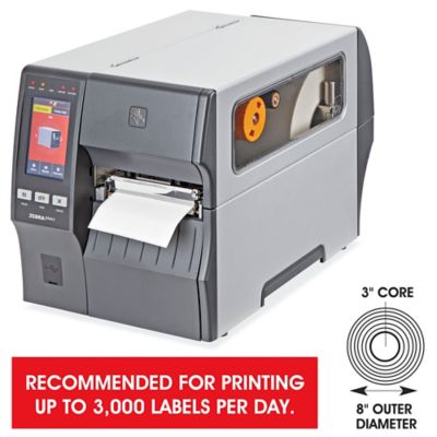 mørk hvid Imagination Zebra ZT411 Direct Thermal/Thermal Transfer Printer with Cutter and Catch  Tray H-8908 - Uline